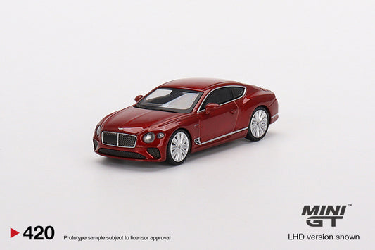 Bentley Continental GT Speed 2022 Candy Red. ( Box Packing ).