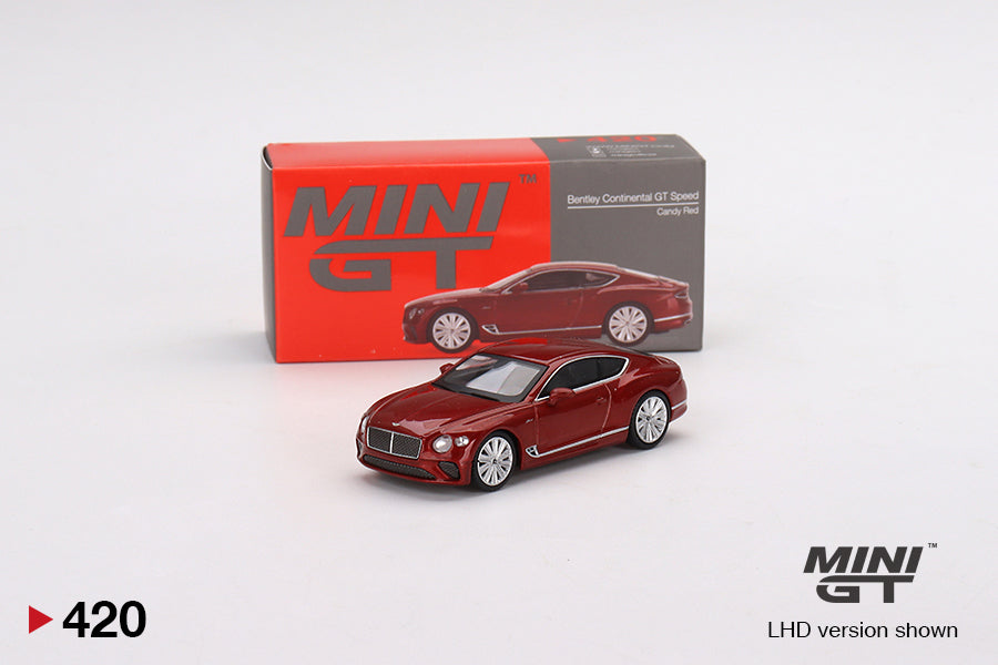 Bentley Continental GT Speed 2022 Candy Red. ( Box Packing ).