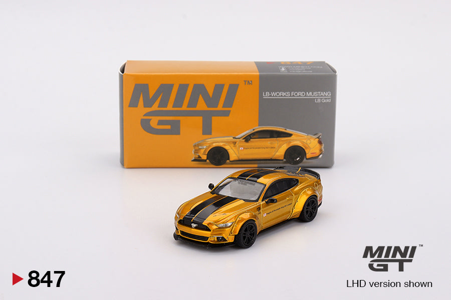 LB-WORKS FORD MUSTANG LB Gold. ( Blister Packing ).